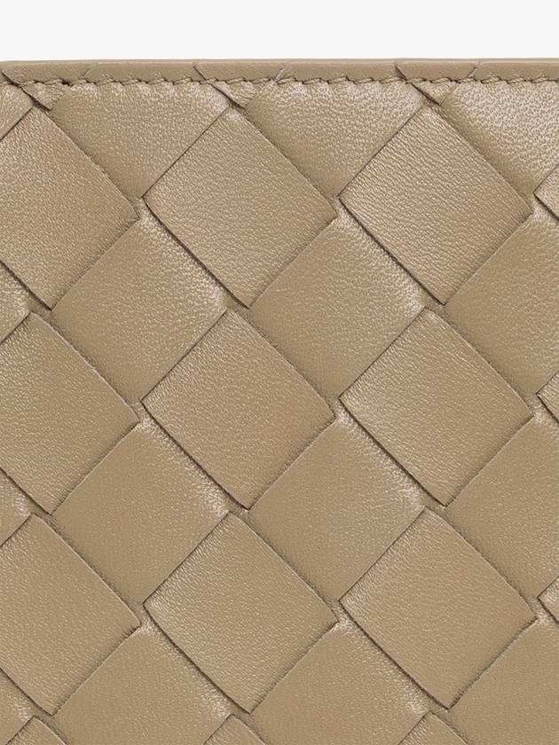 Bottega Veneta Bottega Veneta Leather Wallet, Women's, Beige