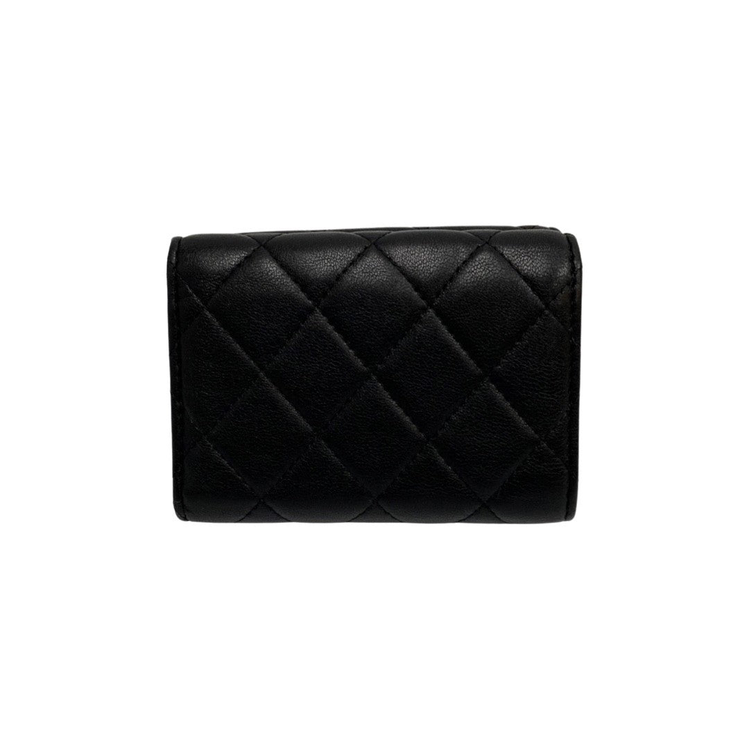 Chanel Lambskin Matelasse Small Flap Wallet