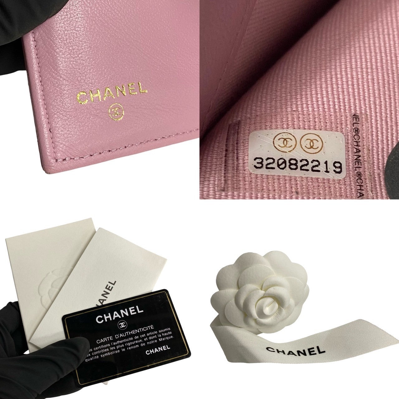 Chanel CC Classic Bifold Flap Wallet  Leather Short Wallet in New Condition