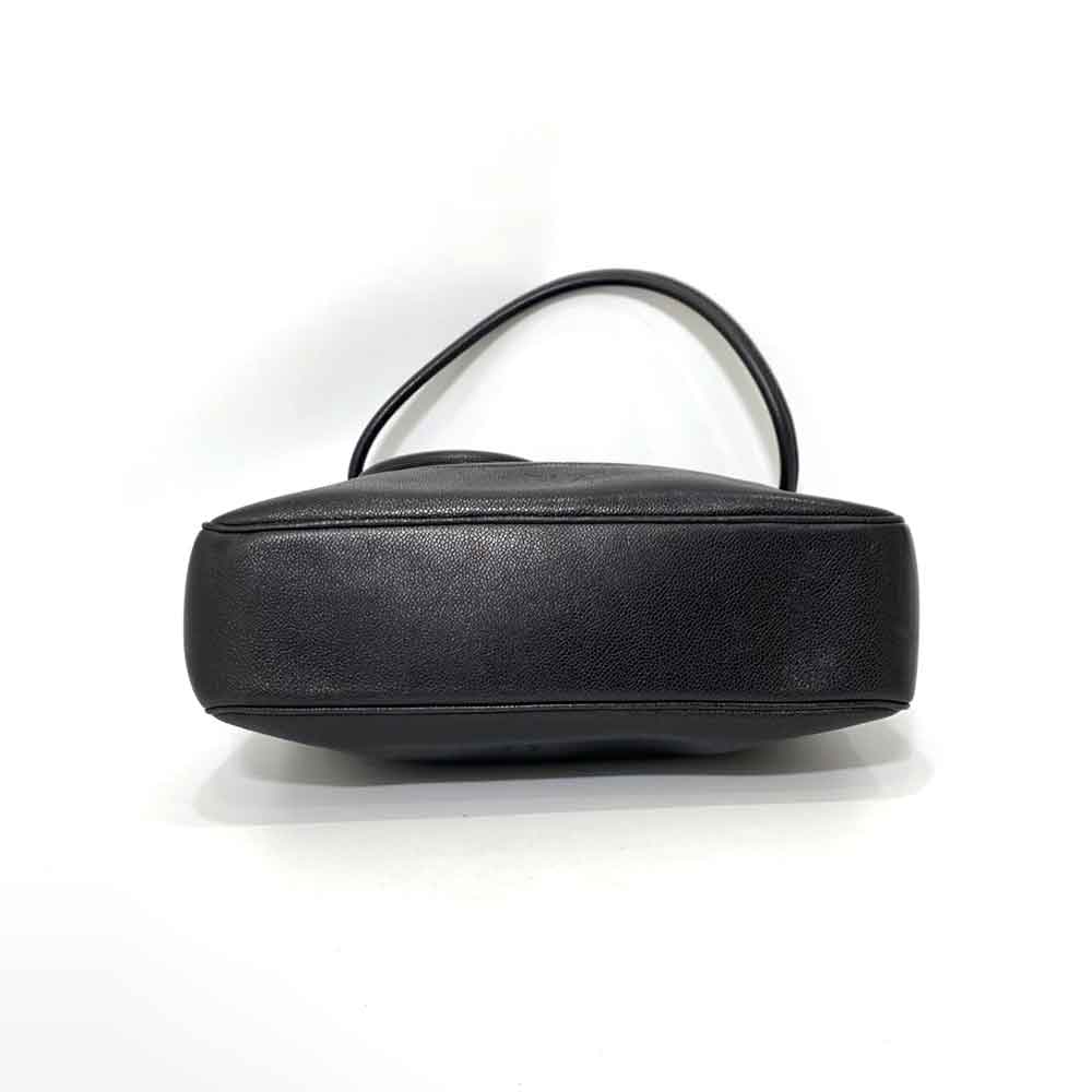 Chanel Caviar Leather Tote Bag Black