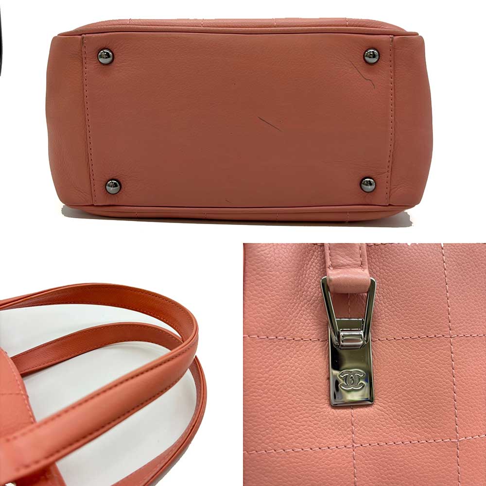 Chanel Caviar Skin Tote Bag Pink