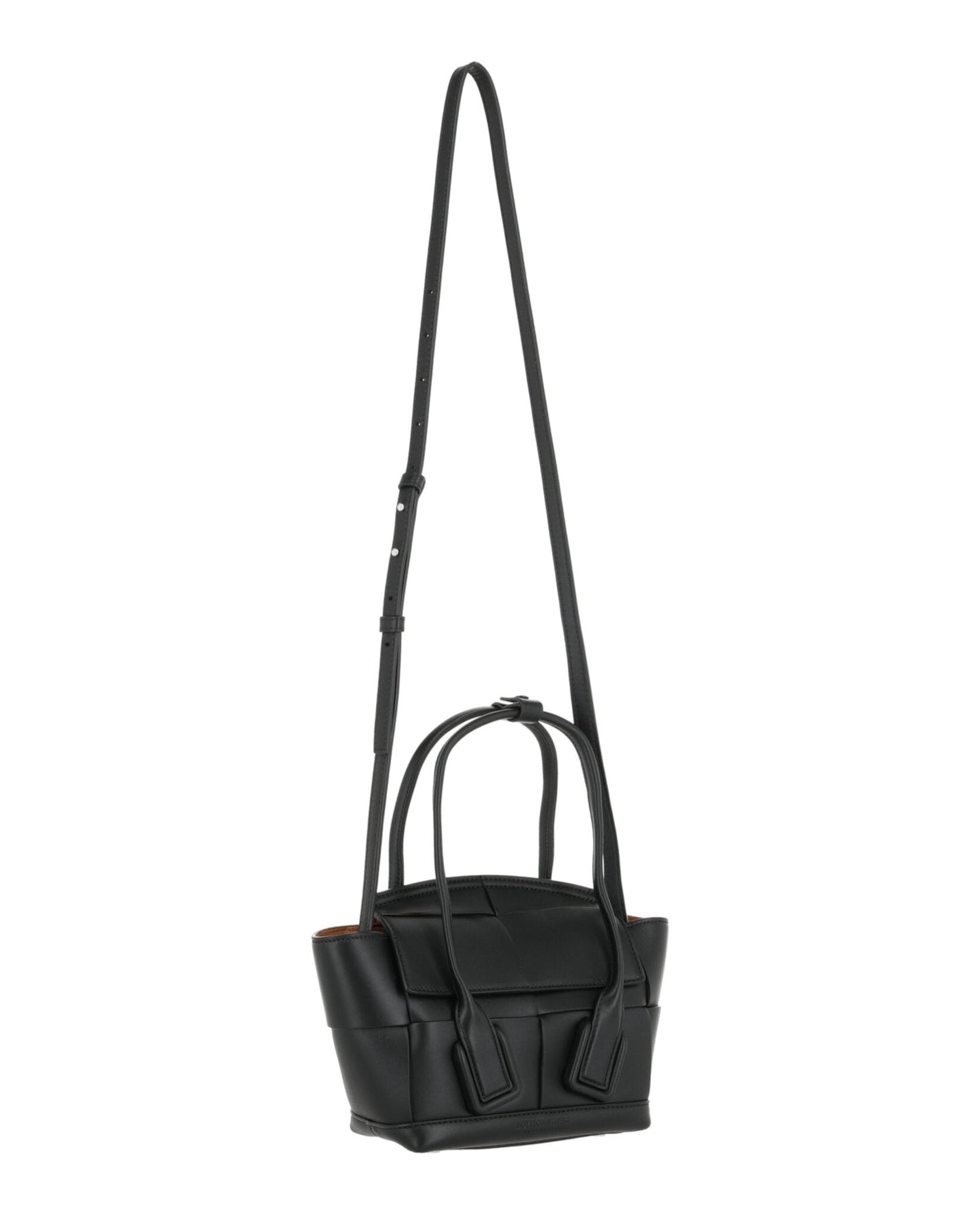 Bottega Veneta Womens Arco 33 Mini Grainy Leather Top-Handle Bag