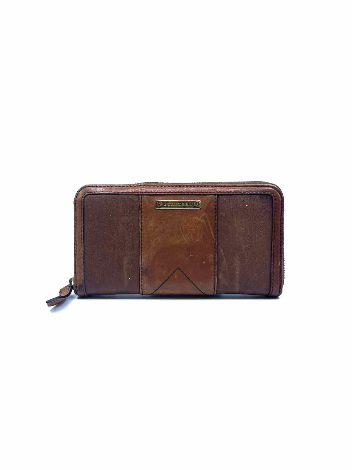 BURBERRY Brown Leather Wallet