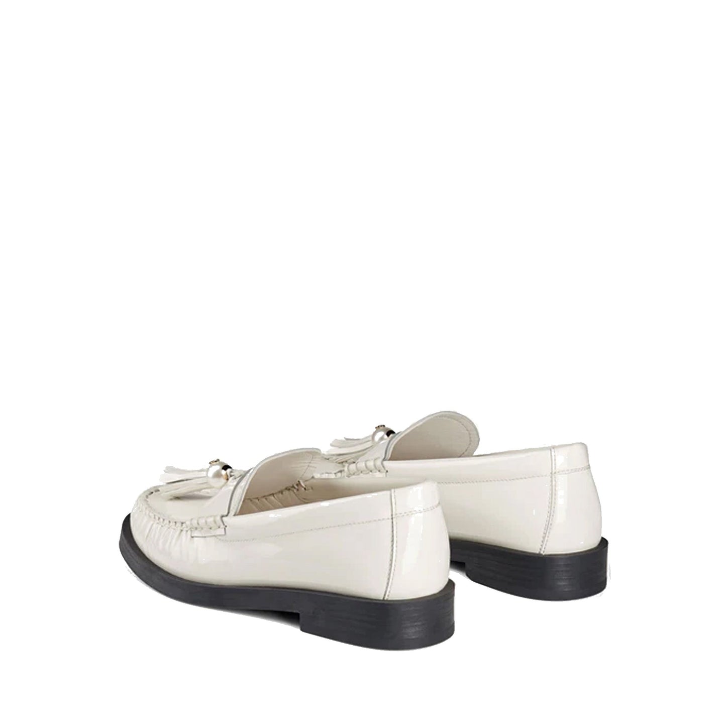 Jimmy Choo Addie Pearl Leather Loafers Women