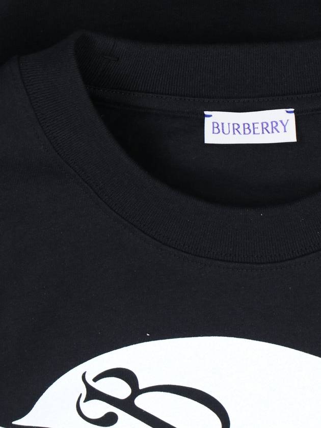 Burberry EKD Print Cotton Short Sleeve T-Shirt Black
