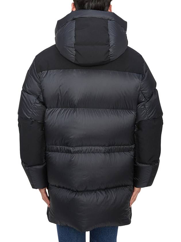 Burberry Lindford Long Down Padding Charcoal