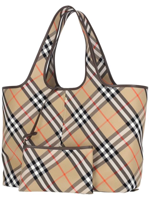 Burberry Check Medium Tote Bag Sand