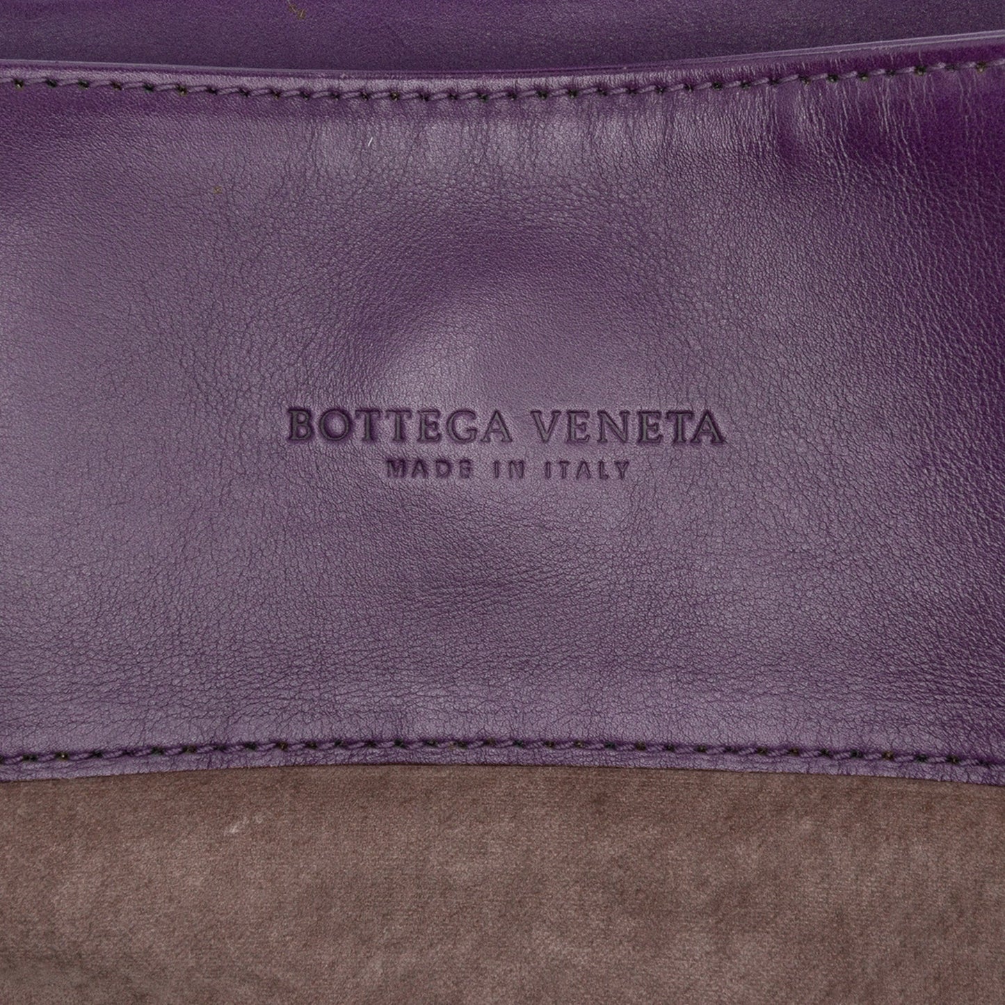 Purple Bottega Veneta Medium Nappa Intrecciato Roma Tote