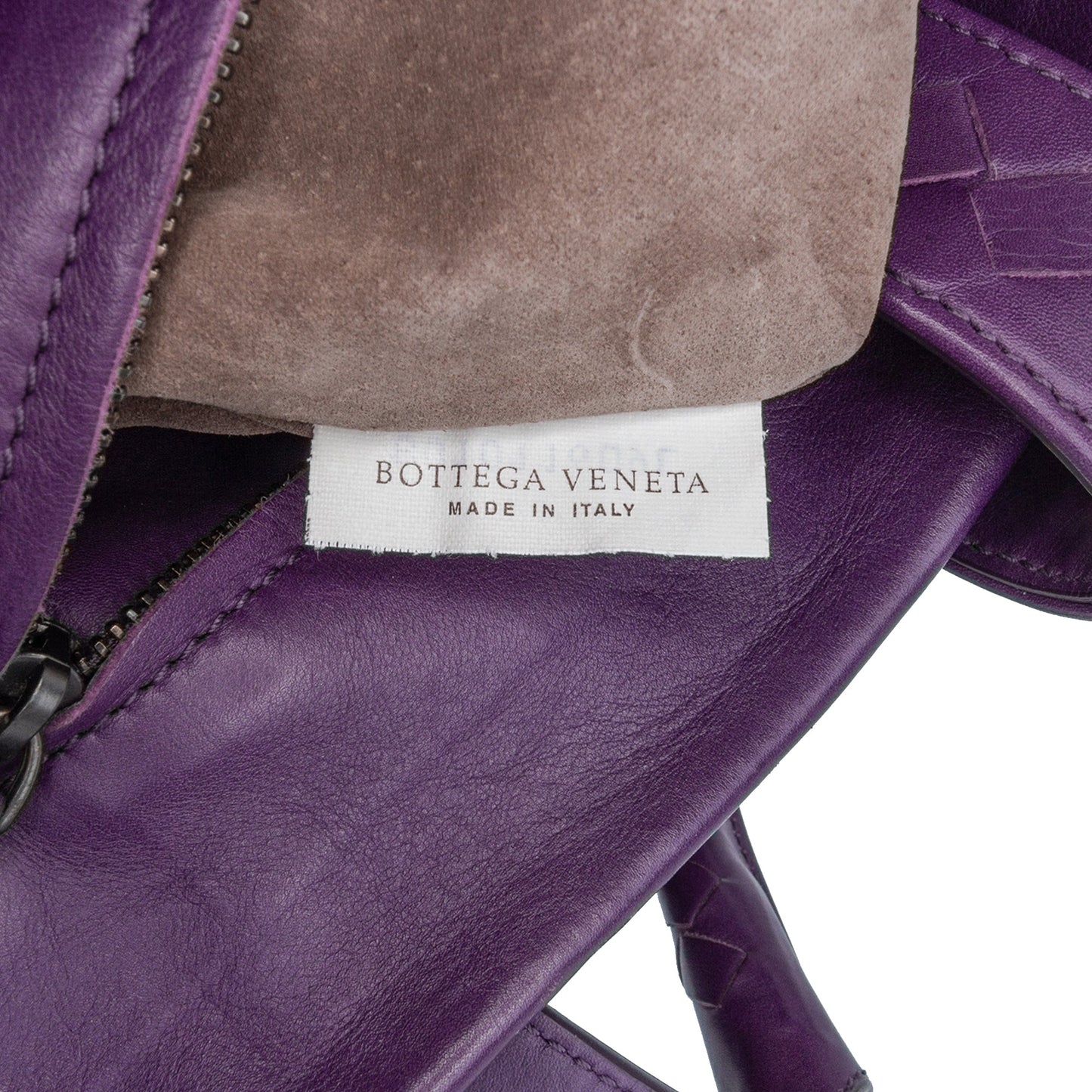 Purple Bottega Veneta Medium Nappa Intrecciato Roma Tote