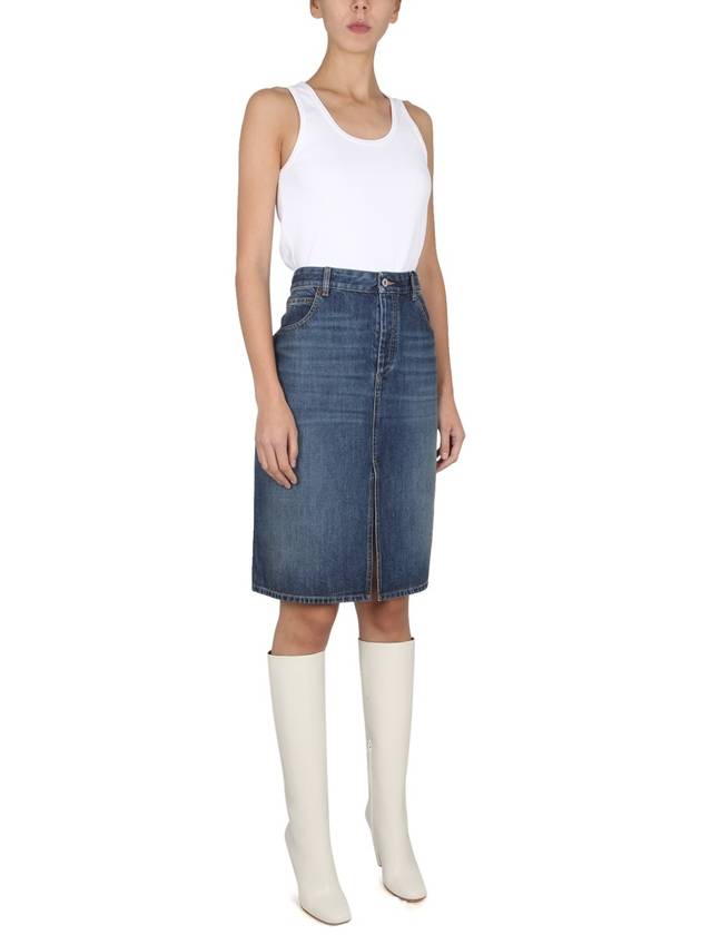 Bottega Veneta Slim Fit Stretch Cotton Sleeveless White