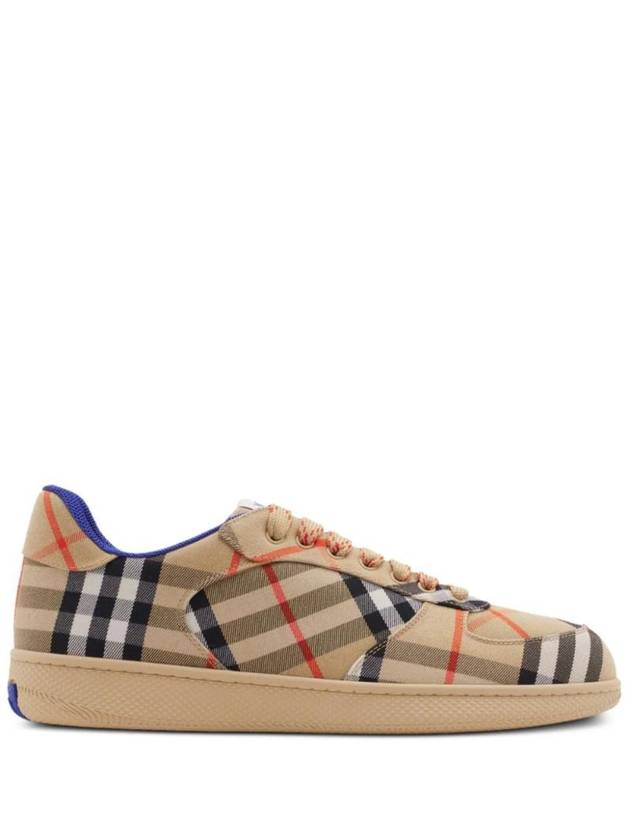 Burberry Check Terrace Low Top Sneakers Sand