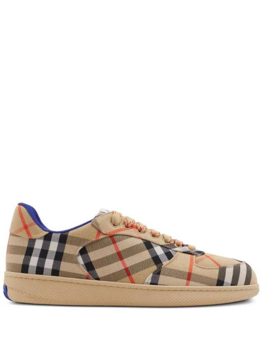 Burberry Check Terrace Low Top Sneakers Sand