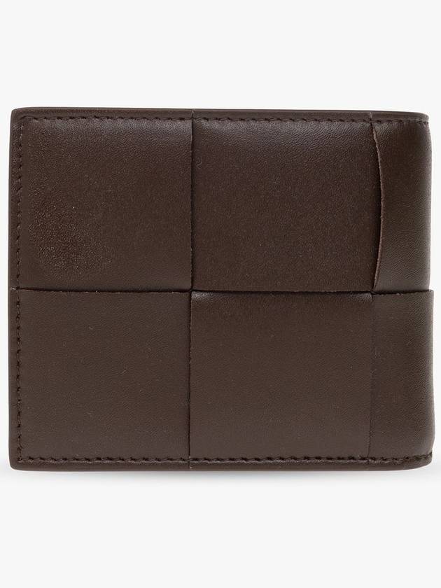 Bottega Veneta Intrecciato Coin Pocket Half Wallet Brown