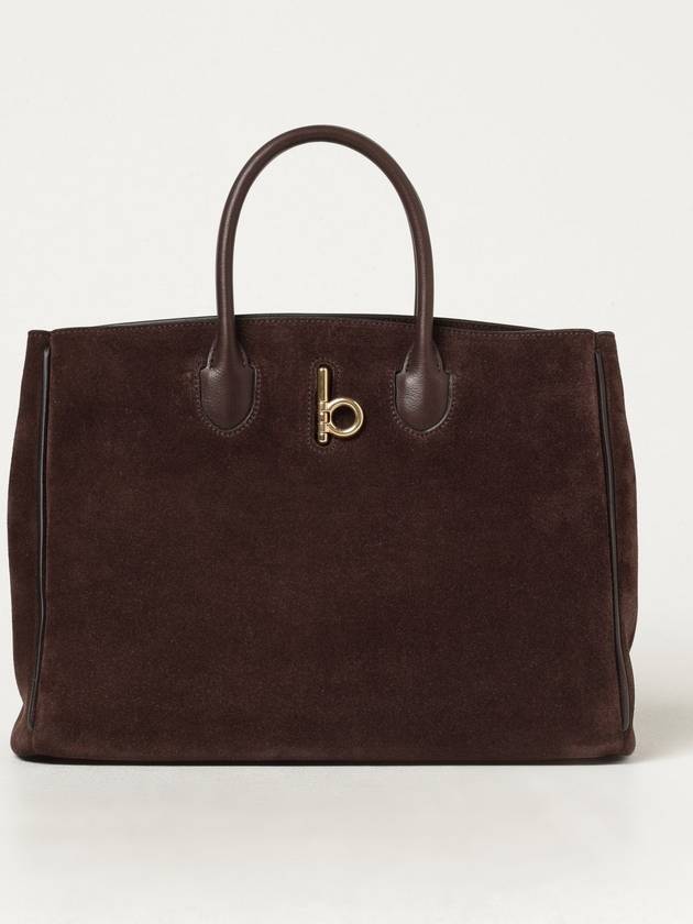 Burberry Rocking Horse Small Tote Bag Dark Brown