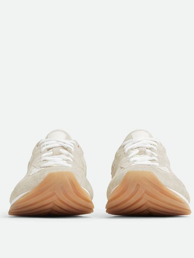 Bottega Veneta Orbit Low Top Sneakers Sea Salt