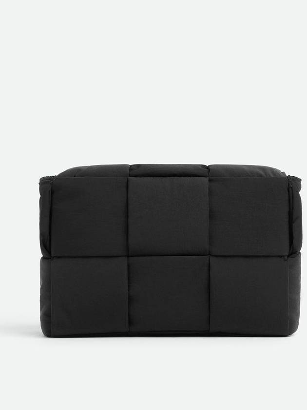 Bottega Veneta Cassette Padded Tech Small Cross Bag Black