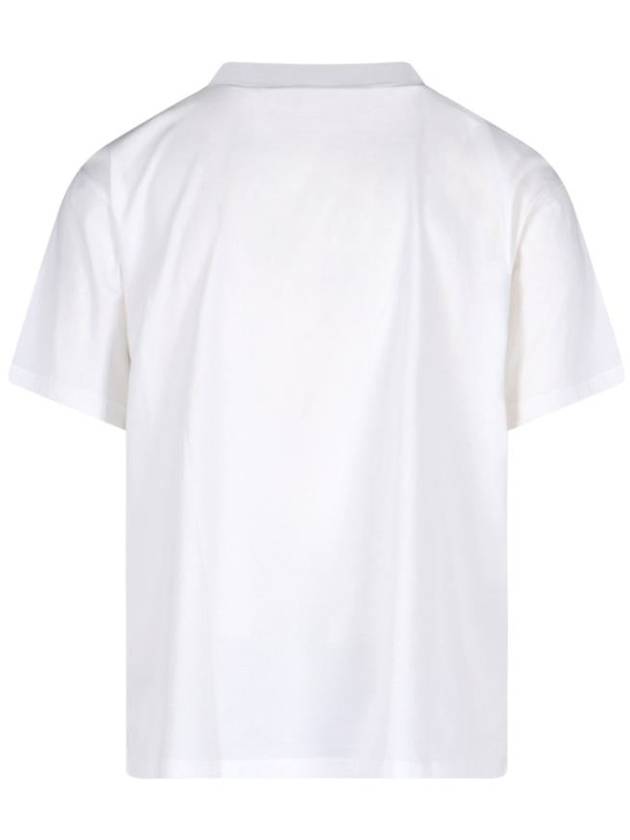 Burberry EKD Cotton Short Sleeve T-Shirt White