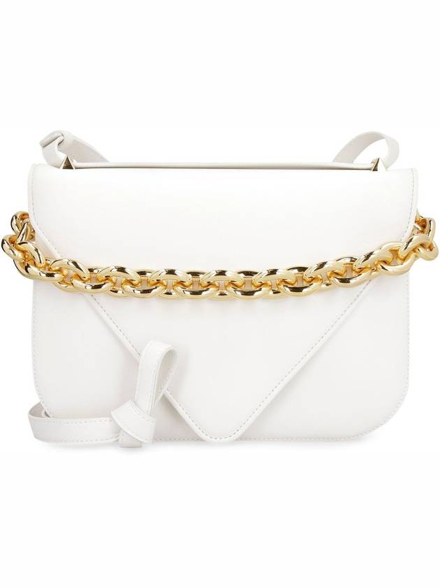 Bottega Veneta Mounted Medium Envelope Shoulder Bag White