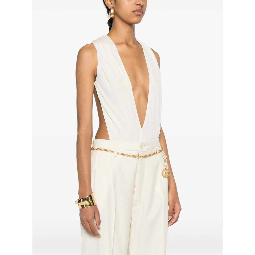 Saint Laurent Neutrals Tops - Vests & Tank Tops Women