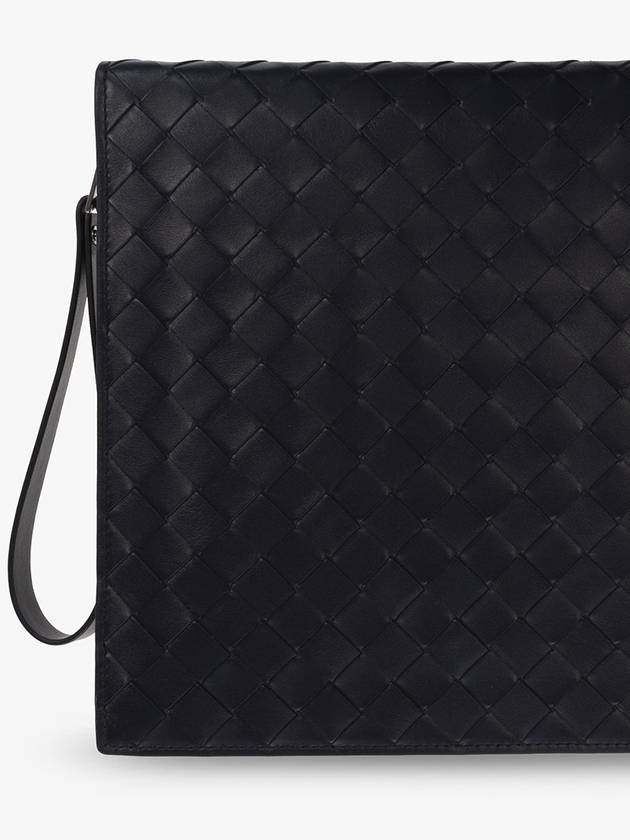 Bottega Veneta Bottega Veneta ‘Classic Intrecciato Medium’ Document Case, Men's, Navy Blue