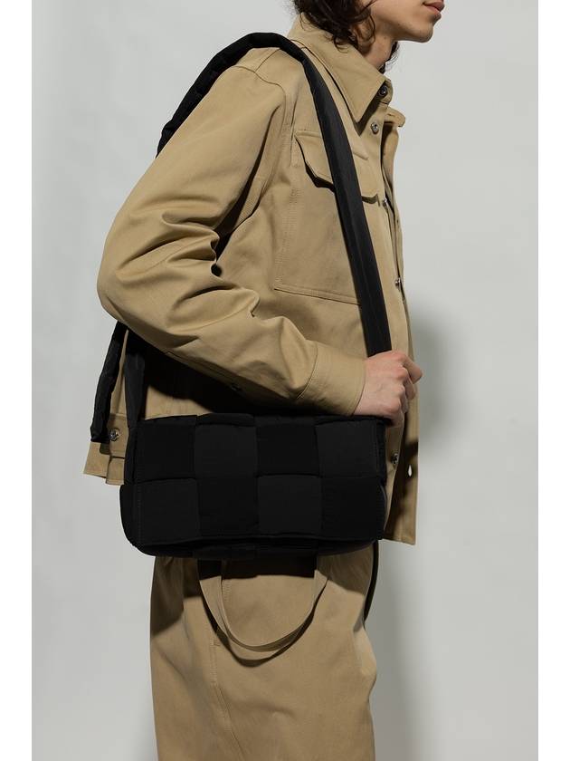 Bottega Veneta Padded Tech Cassette Cross Bag Black