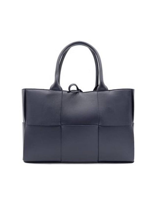 Bottega Veneta Arco Intrecciato Small Tote Bag Black