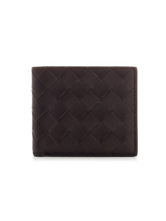 Bottega Veneta Intrecciato Bifold Half Wallet Fondant