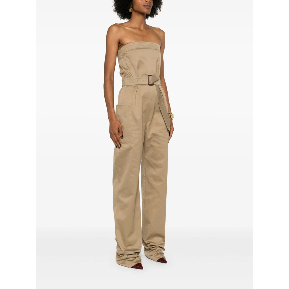 Saint Laurent Neutrals All In One - Jumpsuits Women