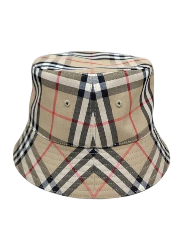 Burberry Vintage Check Technical Bucket Hat Beige