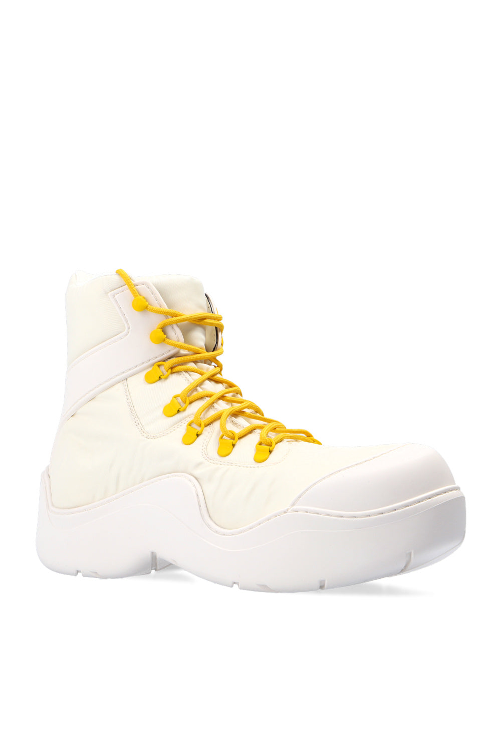 Bottega Veneta New Men's Lace Up Boots Shoes In White