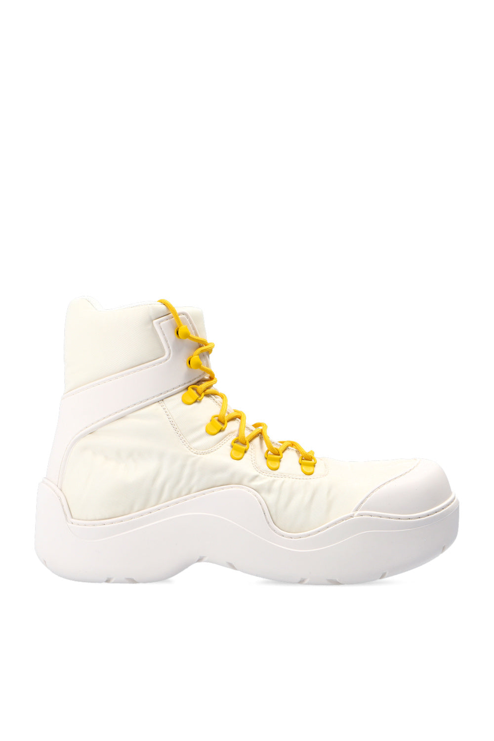 Bottega Veneta New Men's Lace Up Boots Shoes In White