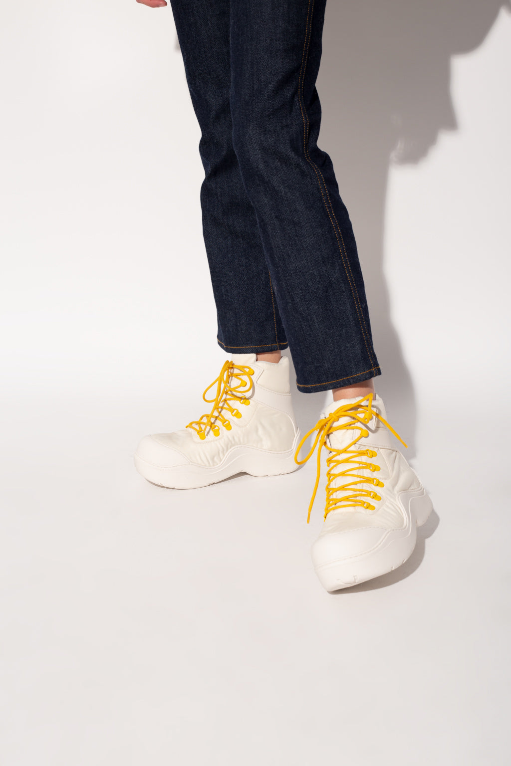 Bottega Veneta New Women's Boots Shoes In White White