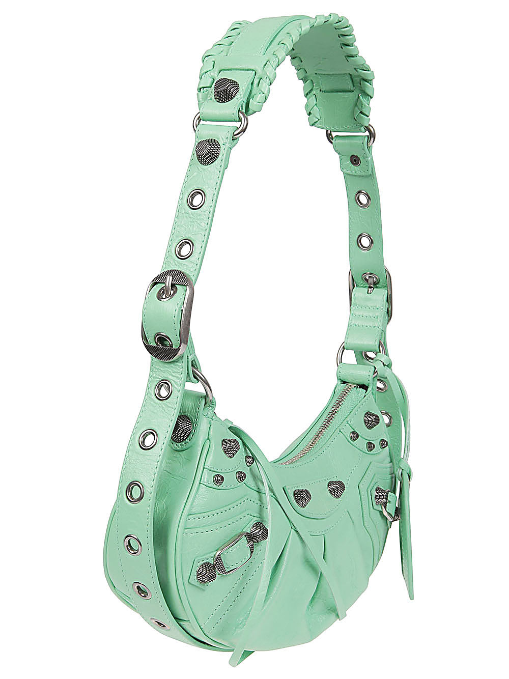 BALENCIAGA Mini Leather Shoulder Handbag