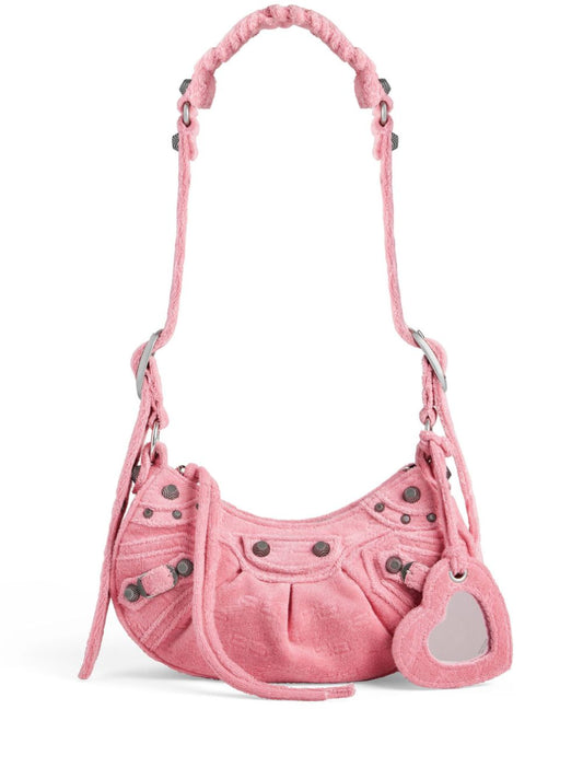 BALENCIAGA Mini Leather Shoulder Handbag