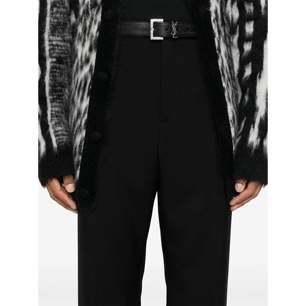 Saint Laurent Black Trousers - Tailored Trousers Men