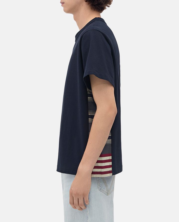 Bottega Veneta Men Silk And Cotton T-Shirt