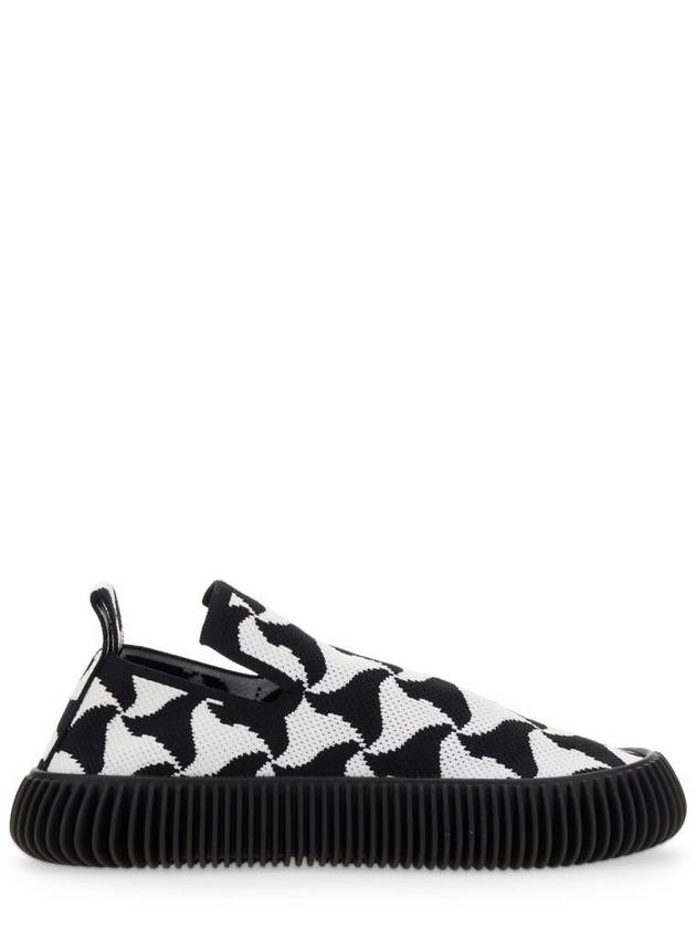 Bottega Veneta Ripple Slip-Ons Black White