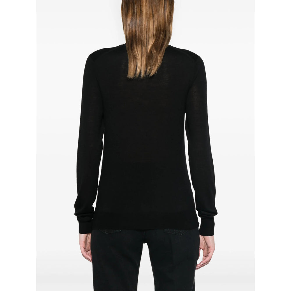 Saint Laurent Black Knitwear - Jumpers Women