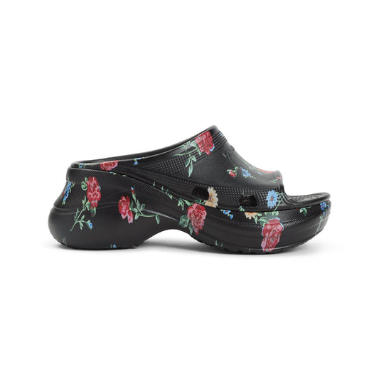BALENCIAGA EVA Print Pool Sandals for Women