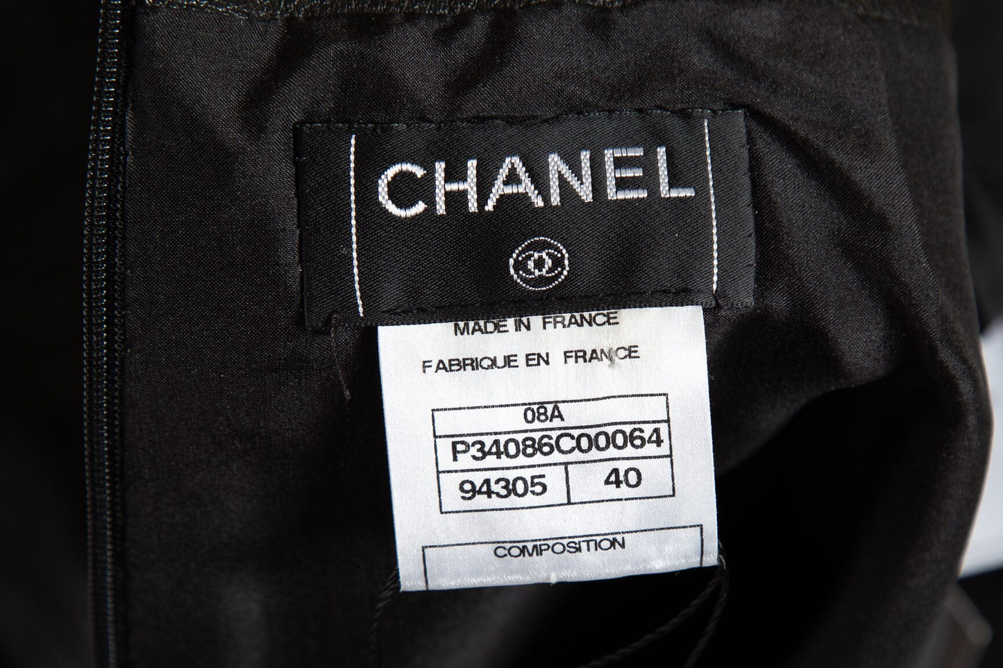 Chanel Leather Pencil Skirt SZ 40