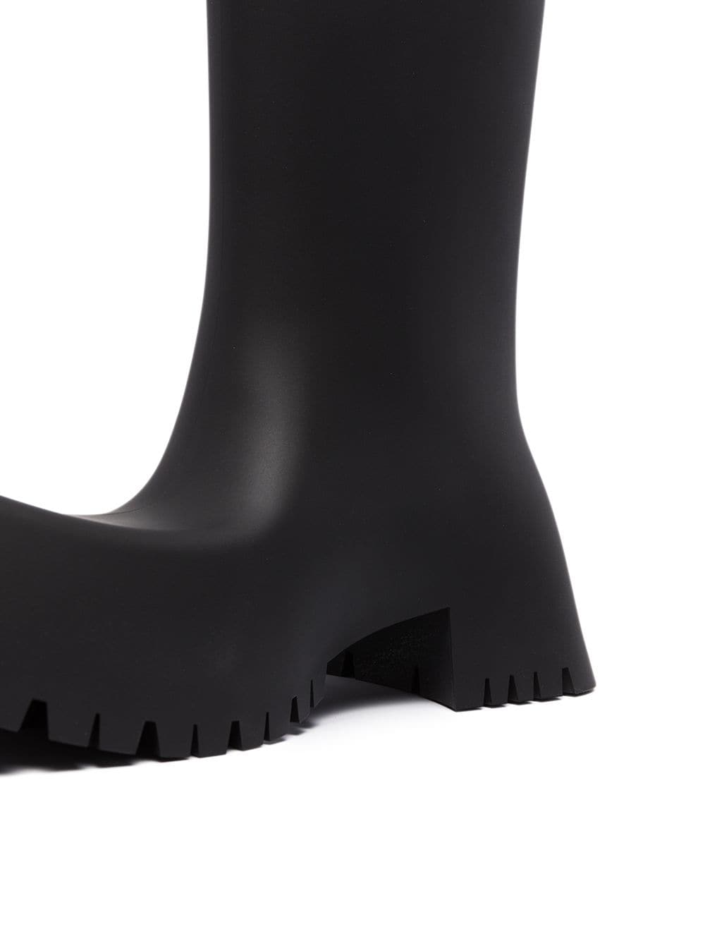 BALENCIAGA Trooper Block-Heel Rubber Boots