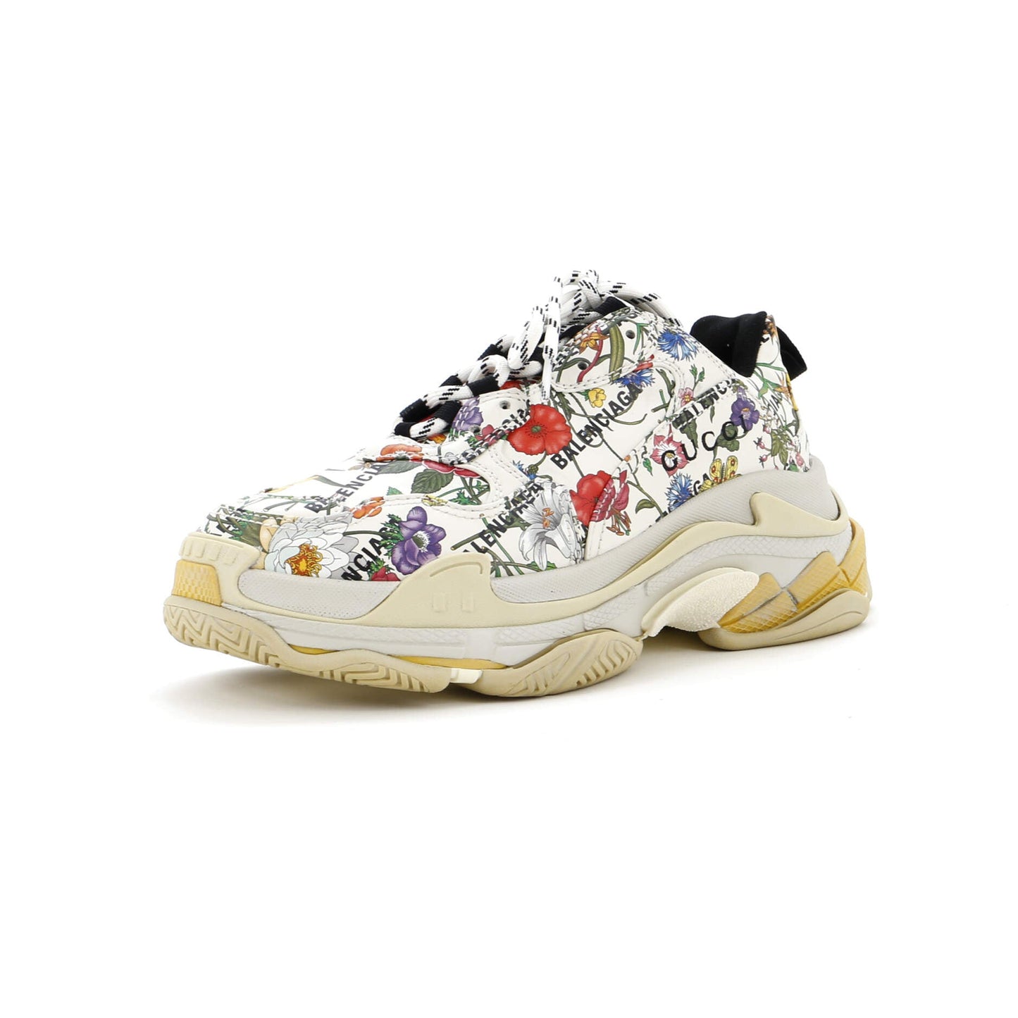x Balenciaga The Hacker Project Women's Triple S Sneakers Flora Leather