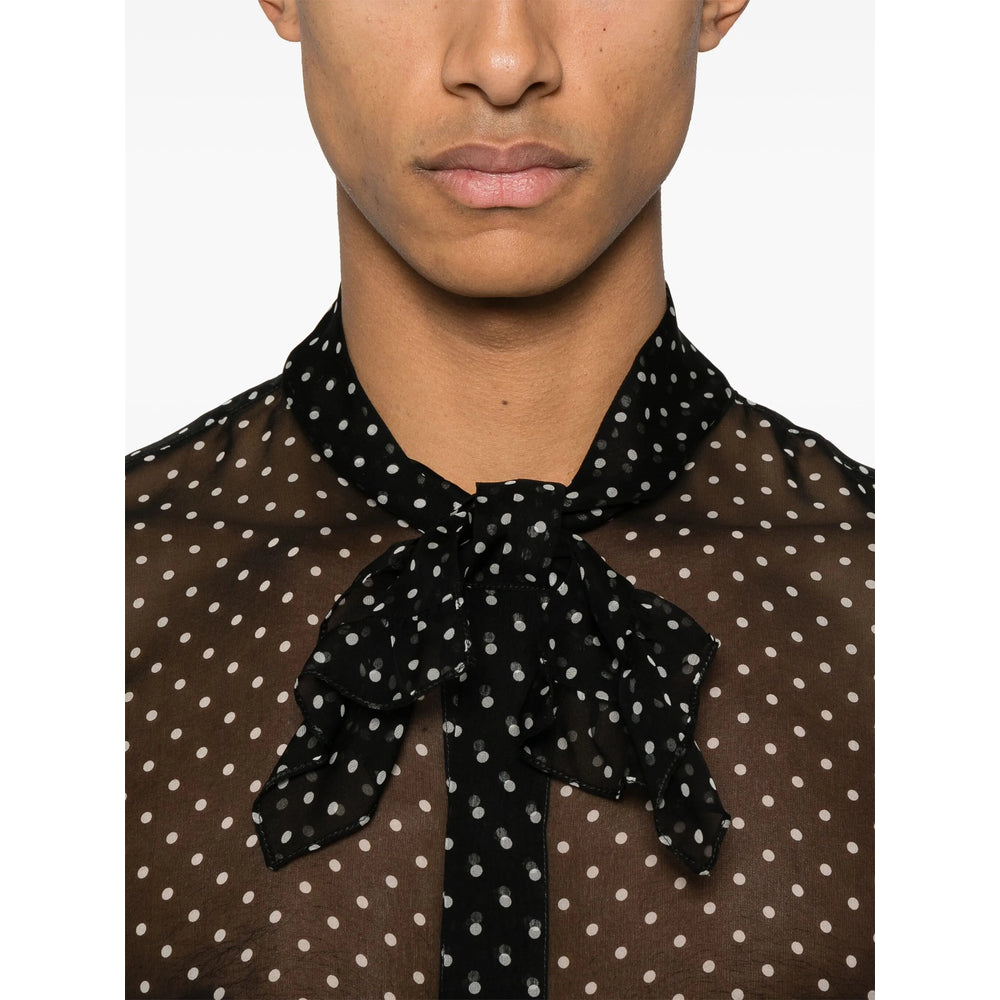 Saint Laurent Black Shirts Men