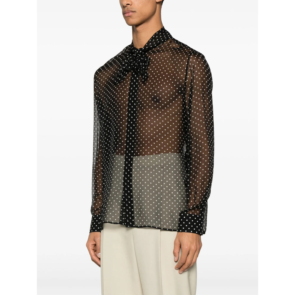 Saint Laurent Black Shirts Men