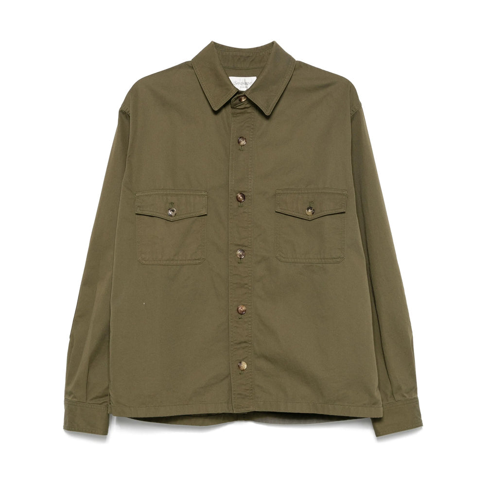 Saint Laurent Green Jackets - Shirt Jackets Men