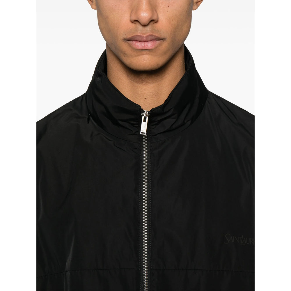Saint Laurent Black Jackets - Lightweight Jackets Men