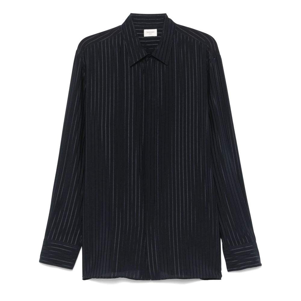 Saint Laurent Blue Shirts Men
