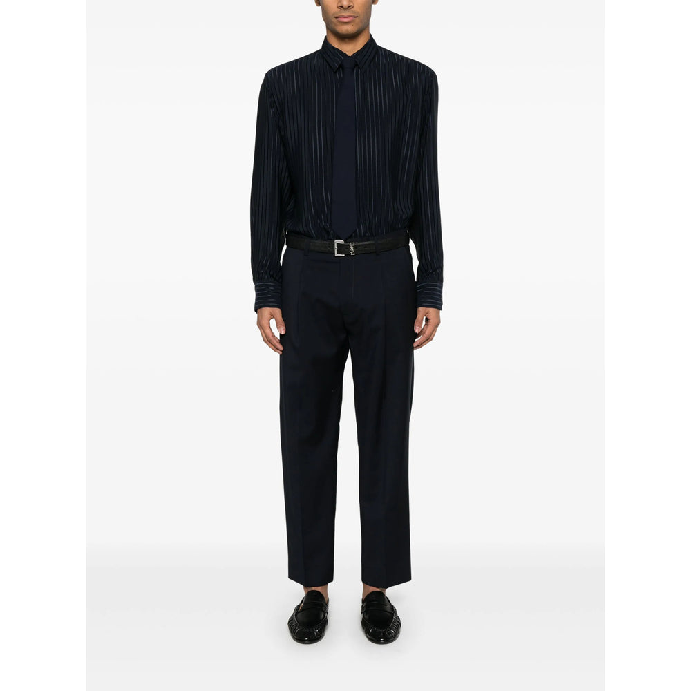 Saint Laurent Blue Shirts Men