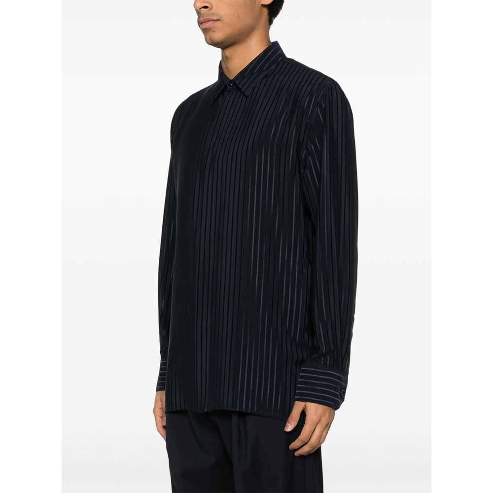 Saint Laurent Blue Shirts Men