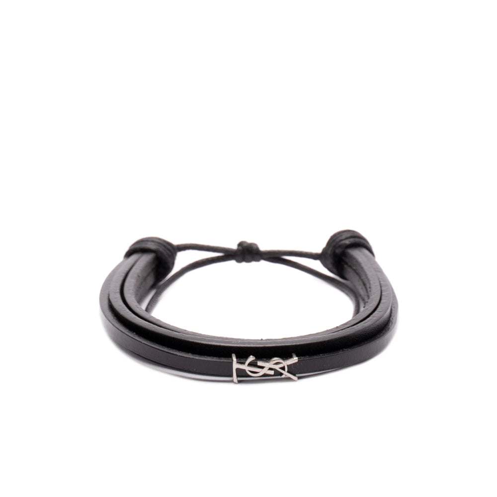 Saint Laurent Black Bracelets Men